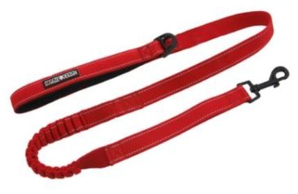 Soft Pull Traffic Dog Leash - Red