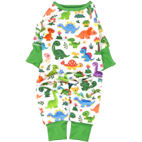 Soft Dog Pajamas - Dinos (Option: X-Large)