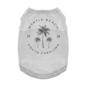 NEW - Myrtle Beach, SC Dog Shirt - Gray (Option: Medium)