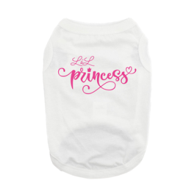 NEW - Lil Princess Dog Shirt - White (Option: 2X-Large)