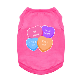 NEW - Conversation Hearts - Raspberry Pink (Option: Large)