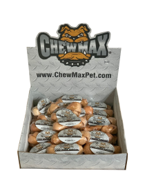 6"-7" Peanut Butter Flavored Knotted Bone (Quantity: Case)
