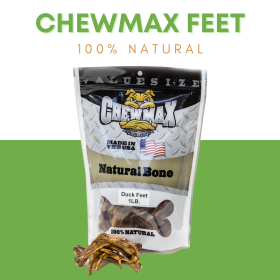 1 LB Bag Duck Feet (size: Case- 6)
