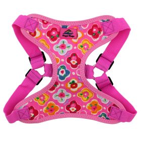 Wrap and Snap Choke Free Dog Harness - Maui Pink (Option: Medium)