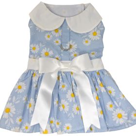Blue Daisy Dog Dress (Option: Medium)