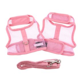 Cool Mesh Dog Harness - Solid Pink (Option: Small)