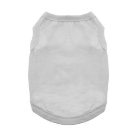 100% Cotton Dog Tanks - Glacier Gray (Option: 3X-Large)