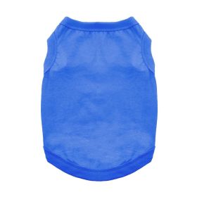 100% Cotton Dog Tanks - Nautical Blue (Option: 3X-Large)