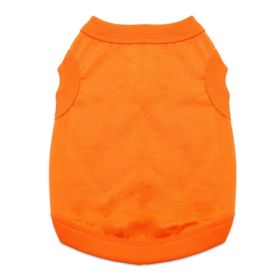 100% Cotton Dog Tanks - Sunset Orange (Option: Medium)