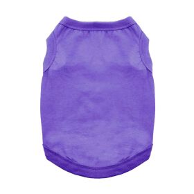 100% Cotton Dog Tanks - Ultra Violet (Option: Small)