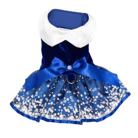 Holiday Dress- Snowflakes (Option: Medium)